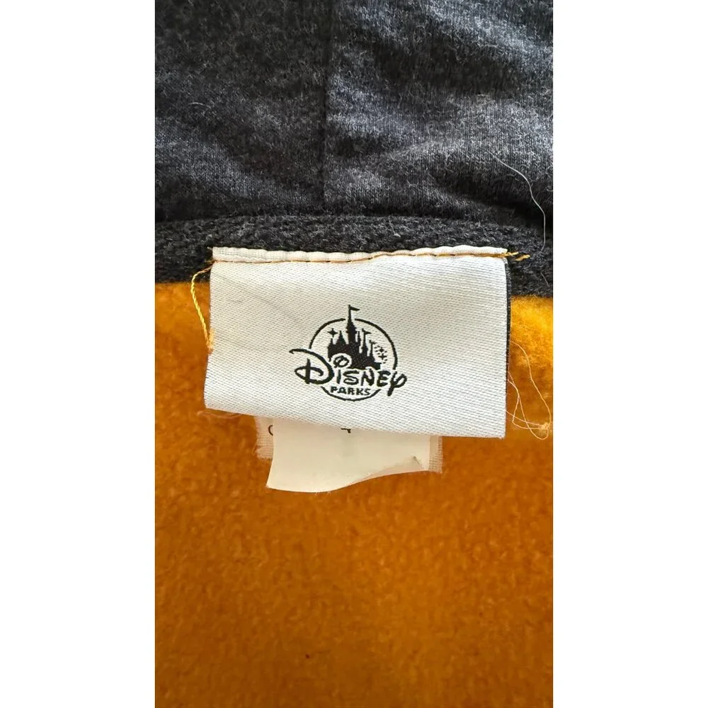 Disney Parks Wall-E Men’s Full Zip Hoodie Sweatshirt Large Yellow Grey - Picture 3 of 4